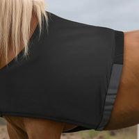 Horse Vest with Velcro Anti-Rub Horse Bib Shoulder Guard Breathable Stretch for Horses, Stable, Grooming