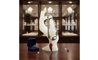 OK Gesture Band Display Stylish Design OK Gesture Jewelry Display Hand Shaped Jewelry Holder Stable Base for Countertop, Dresser