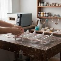 Reusable Oven Hanging Bracket Prevents Glaze Sticking for Art Class, Hobbyists