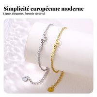 Mama Bracelet Delicate Design Stainless Steel Mama Bracelet Adjustable Chain