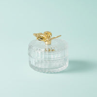 Crystal Candy Bowl Elegant Design Decorative Lidded Container for Party, Wedding