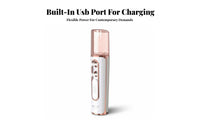 Deep Hydration Double Nozzle Nano Sprayer Cooling Effect Nano Mist Sprayer High-Frequency Atomization for Travelers, Women, Home