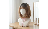 Breathable Cap Heat Resistant Synthetic Hairpiece Adjustable Straps Heat-Resistant Hairpiece