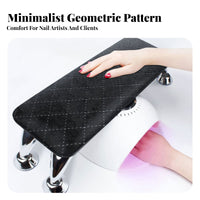 Soft and Comfortable Manicure Hand Rest Pillow Ergonomic Design Nail Tech Hand Cushion Easy to Clean for Manicurists, DIY Enthusiasts, Home