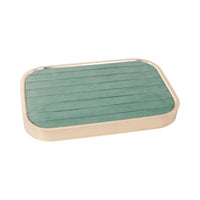 Rectangular Jewelry Tray Shallow Accessory Organizer Rounded Corners
