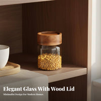Miniature Storage Bottle Chinese Aesthetic Transparent Collection Jar Transparent Storage Canister Crystal Clear