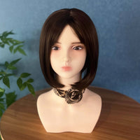 Wig Display Head Smooth Finish Hairpiece Head Mannequin Material for Salon