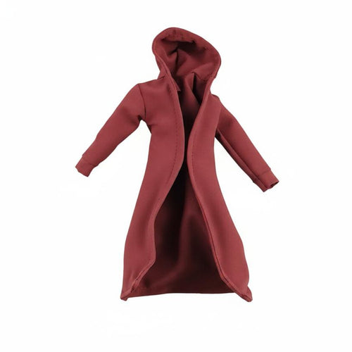 1/12 Scale Hooded Coat Handmade Miniature Posable Windbreaker for Toy Collection