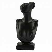 Half-Face Mannequin Bust Shoulder Drape Jewelry Bust Photography Prop