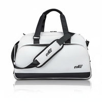 Golf Apparel Organizer Bag Travel Sports Gear Bag Nylon Water Resistant Double Layer Shoe Compartment Suitable for Tournament Trip Golfer