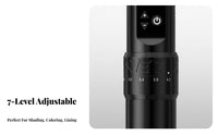 Premium Quality Adjustable Stroke Pen Ergonomic Design Tattooing Device Digital Display skin art Equipment for Beginners, Home Use