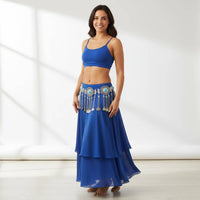 Ethnic Design Belly Dance Belt Exotic Flair Bohemian Coin Belly Chain for Beach