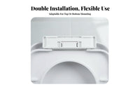 slow-close Toilet Cover Thickened Design Bathroom Hardware long-lasting for Landlords