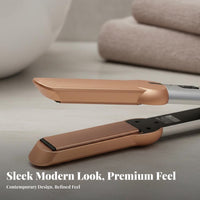 Negative Ion Technology 2-in-1 Hair Dryer Straightener High-Speed Airflow 2-in-1 Hair Straightener Dryer Quiet Operation for Salon, Bathroom