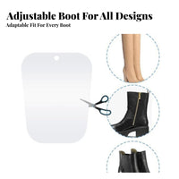 Prevents Creases & Sagging Tall Boot Support Insert Reusable Boot Shaper Form Insert Lightweight for Women, Wardrobe Organization