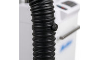 Floor Standing Hair Steamer Drain Reservoir Hooded Hair Steamer Salon Equipment 500 W Rolling Wheels