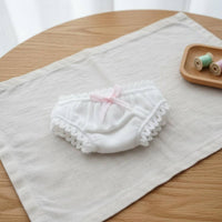 10cm Doll Underpants Fits Chubby & Normal Dolls White Doll Panties Lace Trim