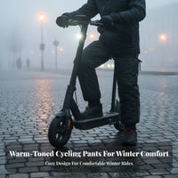 Waterproof Motorcycle Leg Warmers Easy On Detach Fastener Motorcycle Leg Warmers Fleece Lined Knee Guards Reflective Strips
