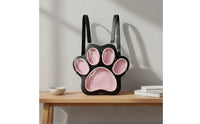 Paw Print Showcase Backpack Large Capacity Paw Print Display Backpack Japanese Style Fashion Accessory for Teens, Collectors, Conventions