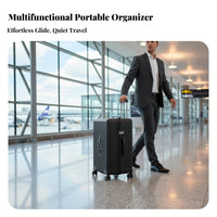 Large Capacity 20-Inch Rolling Luggage Lightweight 20 Inch Rolling Luggage Noiseless Wheels for Men, Women, Vacation, Business Trip, Airport