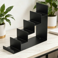 Floor-Standing Display Rack Stepped Design Tiered Display Rack