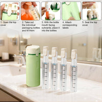 4-in-1 Travel Bottle Easy to Refill Portable Toiletries Container for Trip