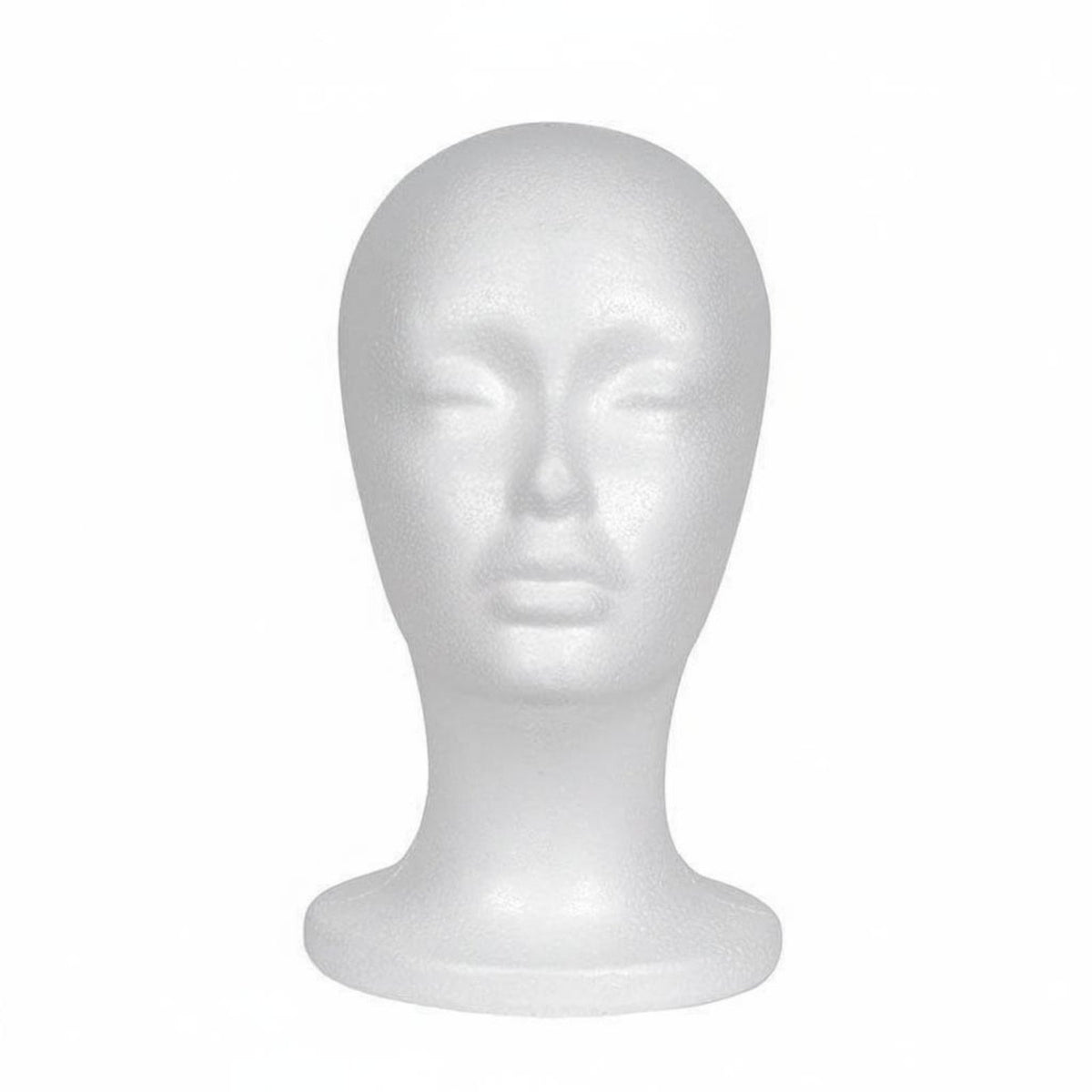 Foam Mannequin Head Pinnable Foam Hairpiece Stand Long-Lasting for Retailers