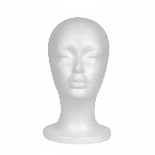 Foam Mannequin Head Pinnable Foam Hairpiece Stand Long-Lasting for Retailers