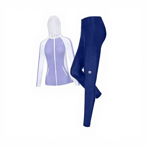 Aquatic Suit Set, Long Sleeve, UPF Sun Shirt, Holiday