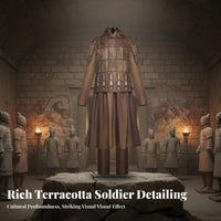 Terracotta soldier Costume grown-up and Child Sizes Cosplay Outfit for Conventions