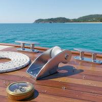 Bow Anchor Roller Bracket Cast Metal Stainless Steel Anchor Bracket Mirror Polished Marine Hardware for Boat Owners