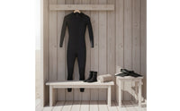 3mm One-Piece Wetsuit with Front Zipper Close-Fitting Wetsuit with Front Zipper Warm Diving Suit Comfortable for Snorkelers, Surfing, Swimming