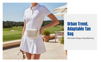 Unisex Design Structured Mini Purse Versatile Wear Fashion Accessory Compact Size Waist Bag Vegan-Friendly for Men, Teenagers, Golf Course, Travel, Shopping