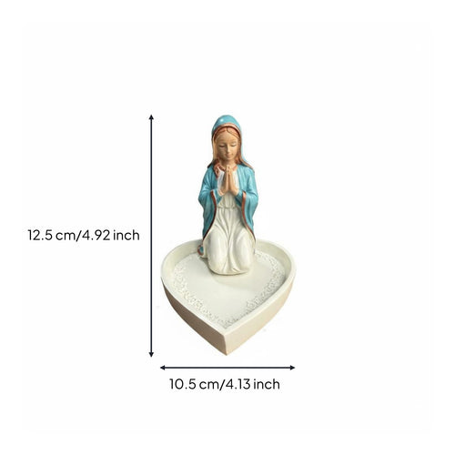 Prayer Jewelry Box Rosary-Design Decorative Item Tabletop Decor for Christians