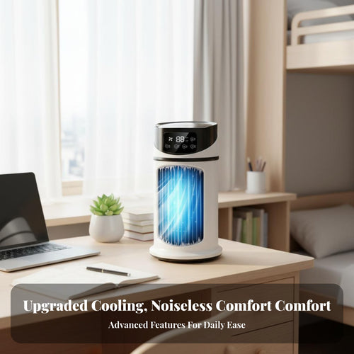 Energy Saving Desktop Misting Fan Quiet Operation Desktop Air Cooler 6 Speed Settings for Students, Dormitory, Office, Bedroom