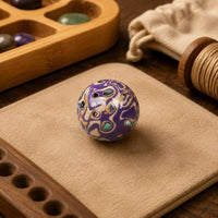 Shell Mosaic Bead Glossy Round Bead DIY