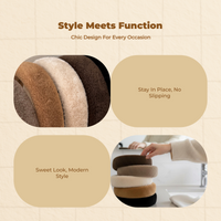Women Plush Headbands, Soft, Non-Slip, Stylish, Everyday Use