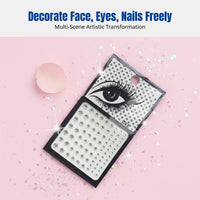 Face Crystal Sticker, DIY Floral Knot, Eye Corner Decoration
