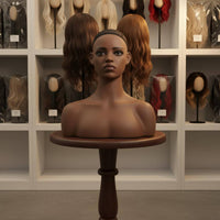 Mannequin Head Sturdy Hairpiece Display Bust Ear Openings Holes