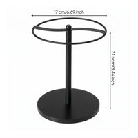 Wood Base Eyewear Stand Creative Eyeglasses Rack Space-Saving for Desk