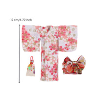 Doll Kimono Outfit Woven Material Japanese Doll Kimono Toy Clothing