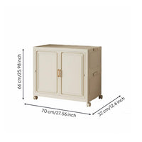 Foldable Storage Cabinet Heavy Duty Collapsible Storage Cabinet for Toddlers