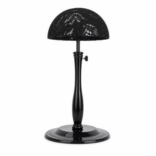 Adjustable Height Wig Display Stand Lace Head Wig Holder Strong Round Base Stable Display Stand Suitable for Everyday Organization Styling Station