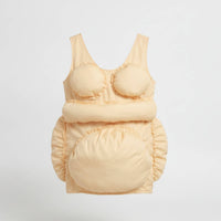 Costume with Stuffed Belly Halter-Style Padded Cosplay Suit Soft for Stage Play