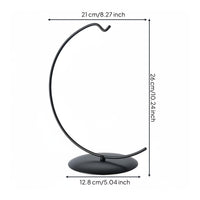 Wind Chime Holder Stand Minimalist Design Ornament Hanger Stand Sturdy Foundation for Home Decoration for Garden, Courtyard