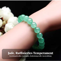Green Aventurine Bracelet Gender-Neutral Design Green Stone Bead Bracelet Simple