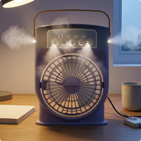 Desktop Humidifying Fan Sleep Mode Desk Mist Fan Detachable
