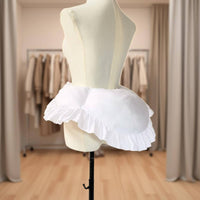 Lolita Bustle Skirt White Fashion Accessory Shell-Like