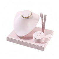 Countertop Jewelry Organizer Brushed Texture Jewelry Mannequin Leather-Like