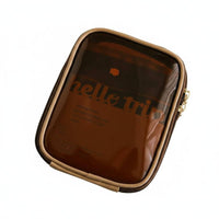 Travel Makeup Organizer Large Capacity Zippered Skincare Organizer Portable